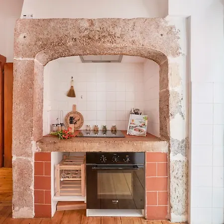 דירה Casa Portuguesa Fanqueiros ליסבון